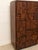 Lane  brutalist Mid 20th Century Styled After Vintage Lane Brutalist Mosaic Wood Highboy Armoire For Sale - Image 4 of 6