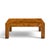 Milo Baughman Style Hekman Mid Century Burlwood Coffee Table This coffee table measures: 39 wide x 39 deep x 15.25 inches...