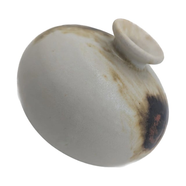 1980s Artist Signed Studio Pottery Bud Vase For Sale In Miami - Image 6 of 10