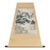 Vintage Chinese Landscape Hanging Scroll With Gold Brocade For Sale