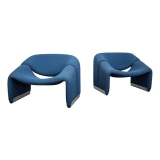 F598 Groovy Chairs by Pierre Paulin for Artifort, 1970s, Set of 2 For Sale