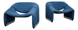 F598 Groovy Chairs by Pierre Paulin for Artifort, 1970s, Set of 2