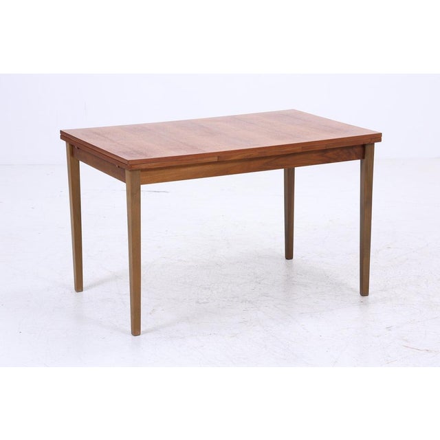 Mid-Century Extendable Dining Table in Teak, 1960s For Sale - Image 13 of 13