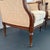 Pair of Mid-Century Louis XVI Style Carved Walnut Bergère Armchairs For Sale - Image 4 of 9