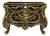 Vintage Louis XV Style Bombe Chest Black Marble Top For Sale