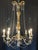 Genoese Chandelier in Painted and Gilded Wood with Eight Lights For Sale - Image 10 of 10