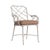Brown Jordan Calcutta Arm Chair, Dove frame with Fusion Clay fabric For Sale - Image 12 of 12