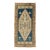 Turkish Mini Rug Oriental Hand Knotted Vintage Rug 1'9" x 3'6" #21263 For Sale