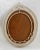 Vintage classic white oval wicker framed mirror. Paint is a little distressed.