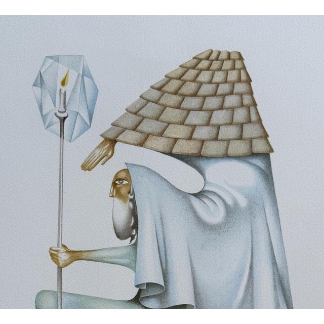 Modern Jules Perahim, Experience, Original Signed Lithograph For Sale - Image 3 of 6