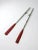 Wood Vintage Painted Wooden Oars Pair For Sale - Image 7 of 11
