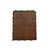 An impressive antique hand-carved wooden printing block featuring an intricate repeating floral and geometric pattern....