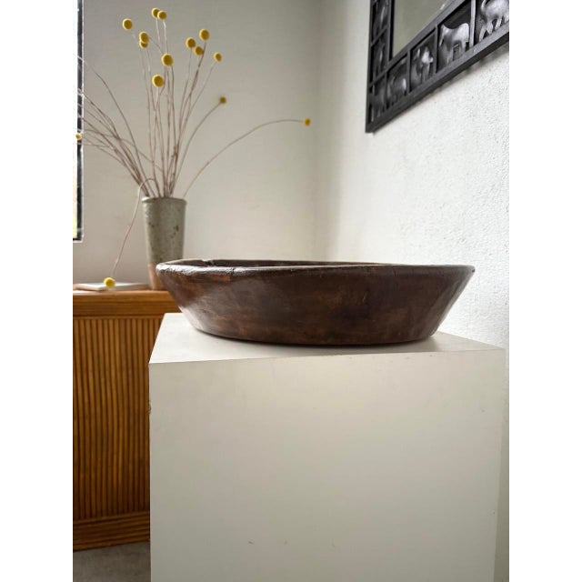 Brown Antique Berber Dish, 1970s For Sale - Image 8 of 18