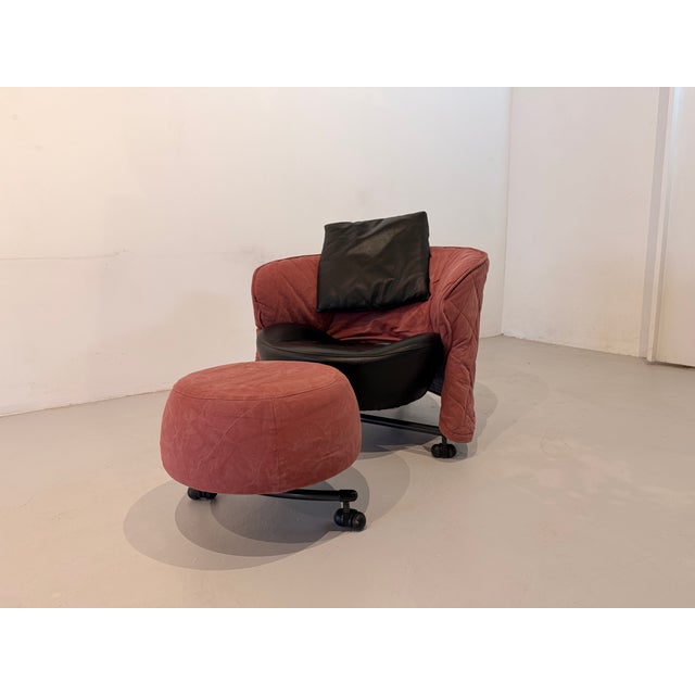 Girotonda Lounge Chair by Francesco Binfare for Cassina, 1980s For Sale - Image 10 of 11