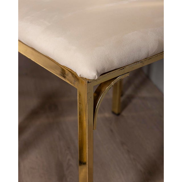 Vintage Chairs in Gold Brass by Renato Zevi, 1970s, Set of 6 For Sale - Image 16 of 18