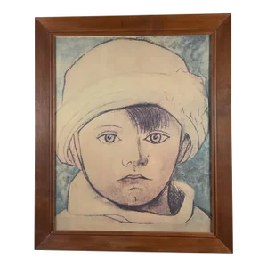 Pablo Picasso, Portrait of Paulo, 1950s Large Lithograph