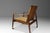 Soren Willadsen Mobelfabrik Early Set of Two ( 2 ) Finn Juhl Model Sw96 Lounge Chairs in Teak, Oak, and Caning Attributed to Søren Willadsen, Denmark, C. 1950s For Sale - Image 4 of 16