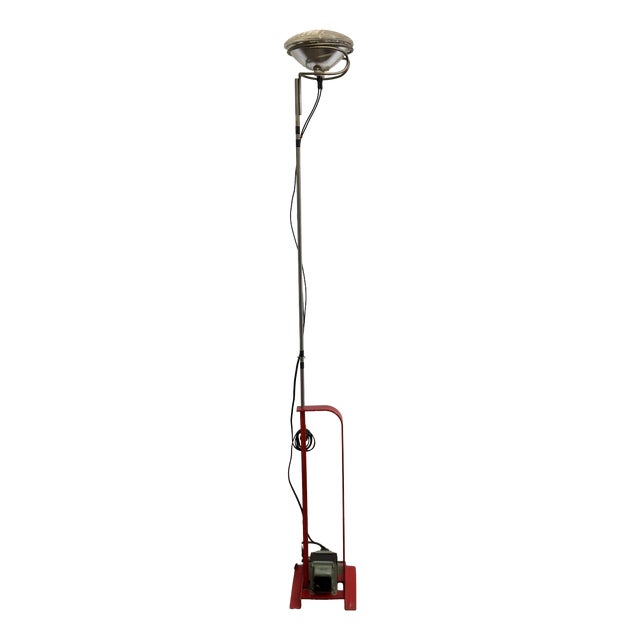 Red Toio Floor Lamp by Achille & Pier Giacomo Castiglioni for Flos, 1962 For Sale