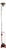 Red Toio Floor Lamp by Achille & Pier Giacomo Castiglioni for Flos, 1962 For Sale