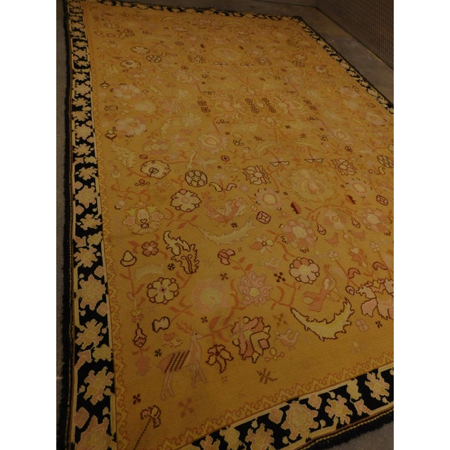 Vintage Hand-Woven Portuguese Sumac Rug For Sale - Image 10 of 13