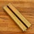 1960s Mid Century Modern Wall Clock Oak Pendulum Weights Brass Denmark Chime For Sale - Image 5 of 9