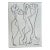 Postmodern Figurative Drawing by Erik Sulander in Ink on Paper, Signed, Framed For Sale