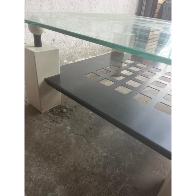 1980s Glass Coffee Table, 1980s For Sale - Image 5 of 11