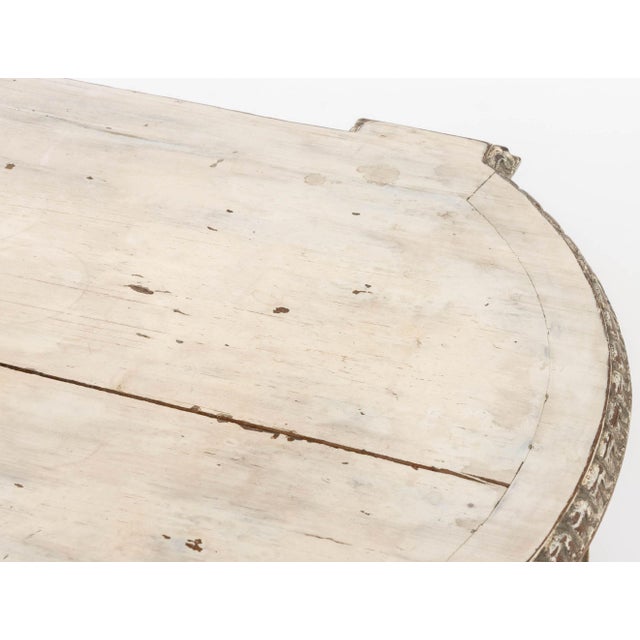 Louis XVI Style Carved Wood Occasional Table For Sale - Image 9 of 9