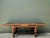 Vintage Spanish Carved Wood Parquet Extendable Dining Table For Sale - Image 13 of 13