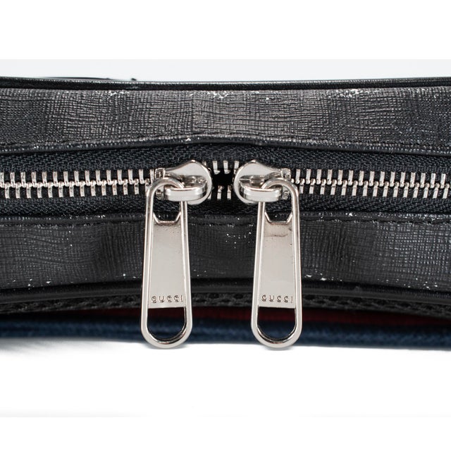 Gucci Gg Supreme Black Canvas 474293 Belt Bag For Sale - Image 12 of 13