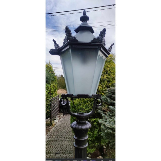 Art Deco Tall Lantern, 1930s For Sale - Image 4 of 9