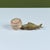 Mid-Century Modern Brass Japanese Fish Dish For Sale - Image 3 of 13