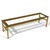 French Brass Coffee Table With Terrazzo Top For Sale In Chicago - Image 6 of 9