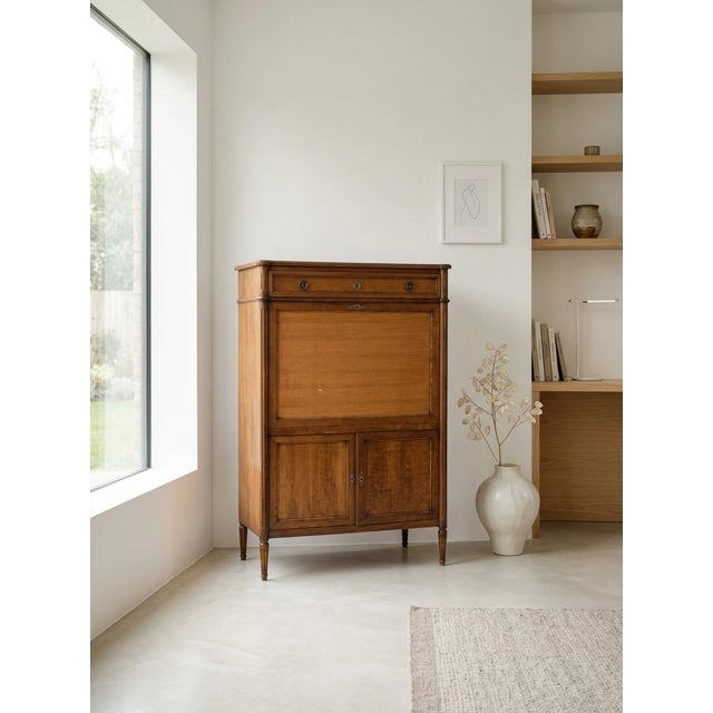Late 18th Century French Louis XVI Style Secrétaire À Abattant (Fall-Front Secretary Desk) For Sale - Image 4 of 4