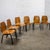 Wood Late 20th to Early 21st Century Modern Walnut Molded Plywood Chairs Stackable Connectable Refinished Set of 6 For Sale - Image 7 of 18