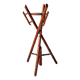 French Faux Bamboo Plant Stand, 1900s For Sale