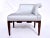 Baker Furniture Castle Corner Chairs, Walnut, Upholstery, Modern Usa For Sale - Image 10 of 11