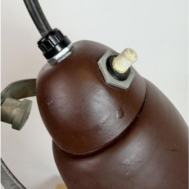 Vintage Brown Architect Table Lamp from Napako, 1950s For Sale - Image 17 of 18