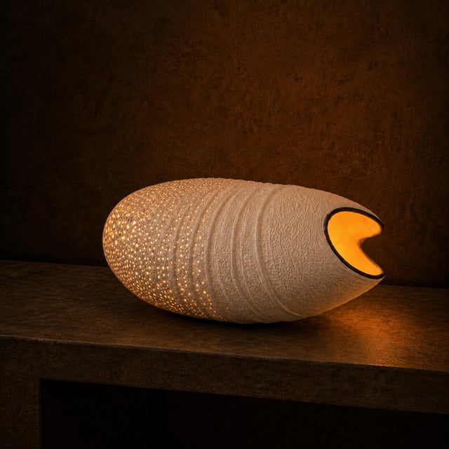 Handmade Original Cocoon Sculptural Lamp For Sale - Image 4 of 4