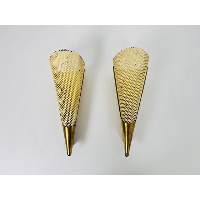 Brass Sconces by Maison Lunel, 1960, France - A Pair For Sale - Image 6 of 13