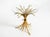 1960s Mid-Century Gilded Floral Side Table with Glass Top by Hans Kögl, 1960s For Sale - Image 5 of 18