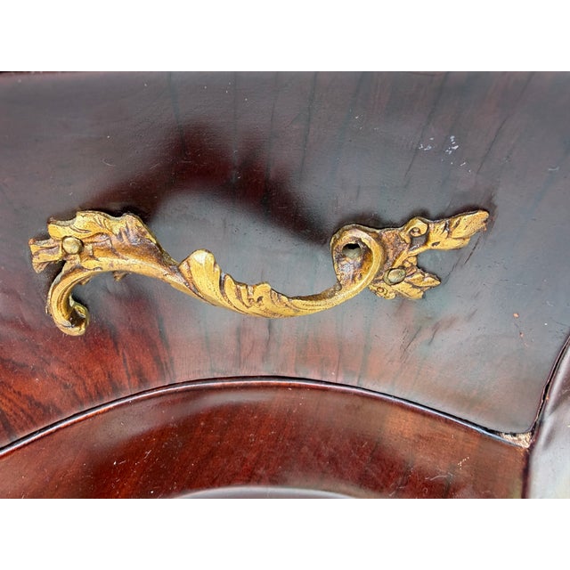 Antique Hand-Painted French Bombe Buffet For Sale - Image 15 of 18