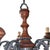 Baroque Style 15-Light Chandelier in Metal and Wood, 1950s For Sale - Image 4 of 9