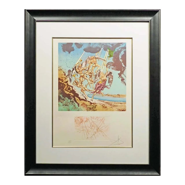 1970s Salvador Dali "Return of Ulysses" Print Hand Signed by Dali For Sale