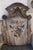 Large Heraldic Mantle in Carved and Painted Wood, 1890s For Sale - Image 11 of 11