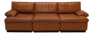 Finnish Modular Leather Sofa by Bj Dahlquist, 1970
