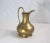 Vintage Solid Brass Pitcher For Sale - Image 4 of 7