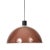 Wonderful brown and white acrylic glass pendant chandelier, produced by Stilux in Italy during 1960s. This iconic piece is...