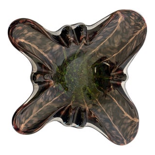 Murano Vintage Butterfly Ashtray For Sale