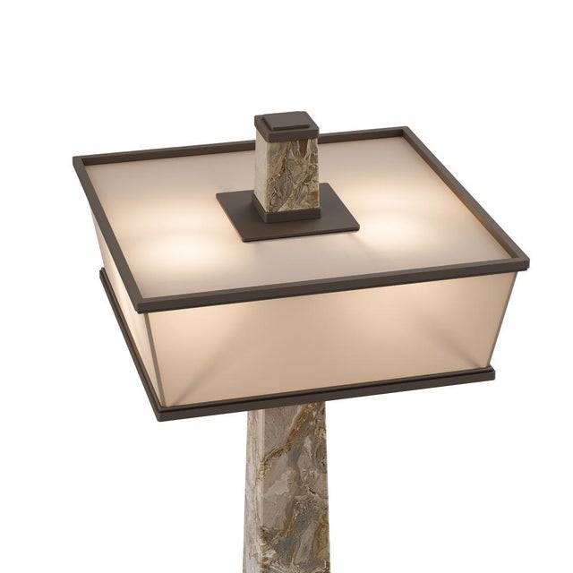 Textile Liberty Table Lamp by Porus Studio For Sale - Image 7 of 11